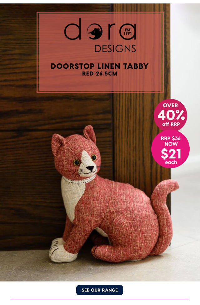 Peter's of Kensington Over 40 off RRP Dora Designs Doorstoppers Milled
