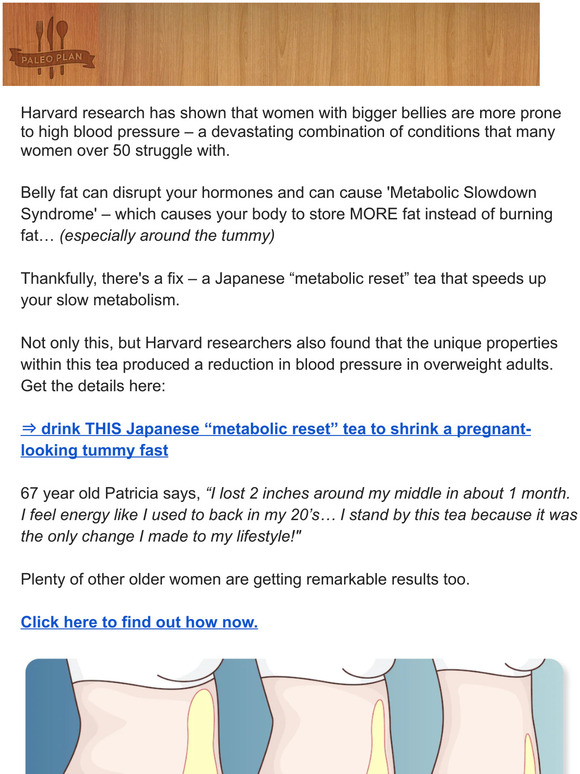 PaleoPlan unusual Japanese tea shrinks a large tummy fast Milled