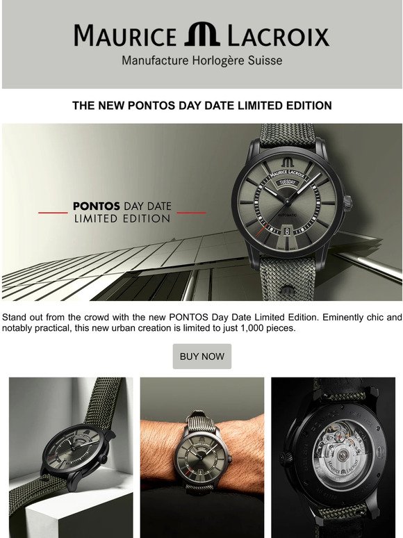 Explore the new PONTOS Day Date Limited Edition