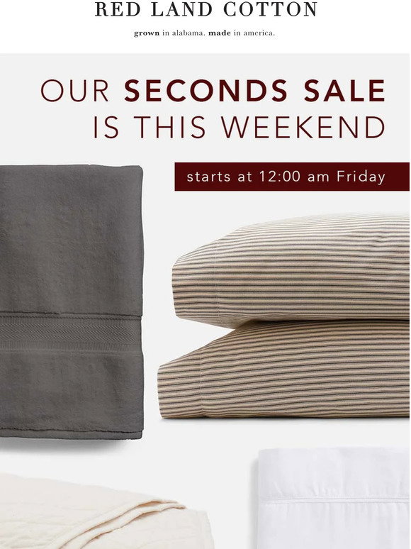 Redland Cotton Seconds Sale