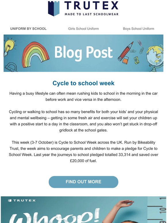 Blog: Cycle to school week