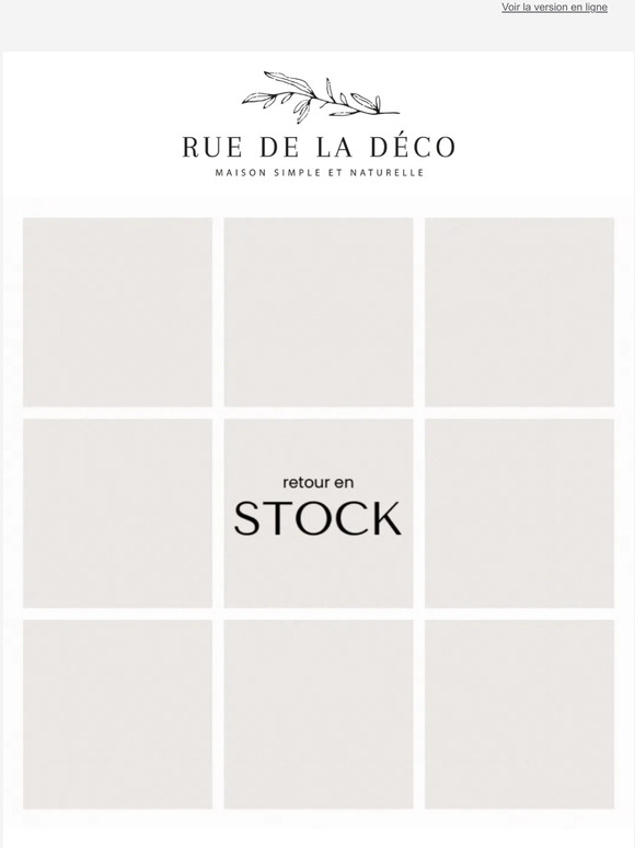 Retour en stock 🫶🏾