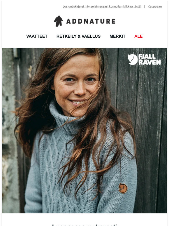 Fjällräven varustaa sinut talveen