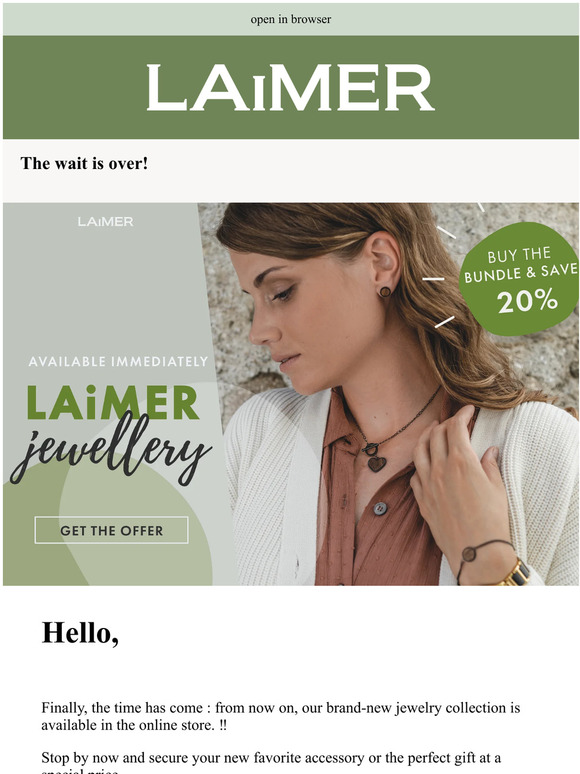 The wait is over - Our jewelry is available! 🎉