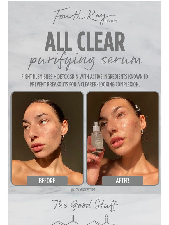 See why we ❤️ All Clear Purifying Serum
