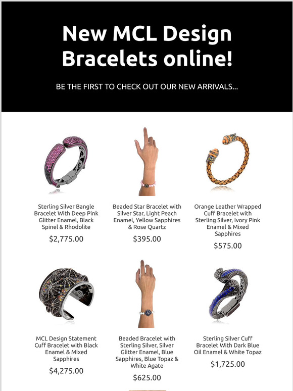 New MCL Design Bracelets Online! Plus FREE SHIPPING til the Holidays!