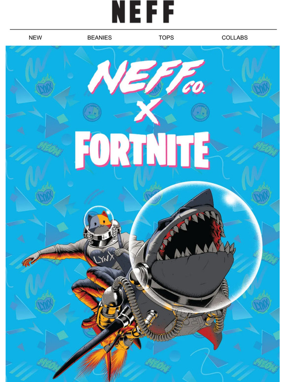 Neff Headwear NEW Neff x Fortnite Collection Now Available Milled