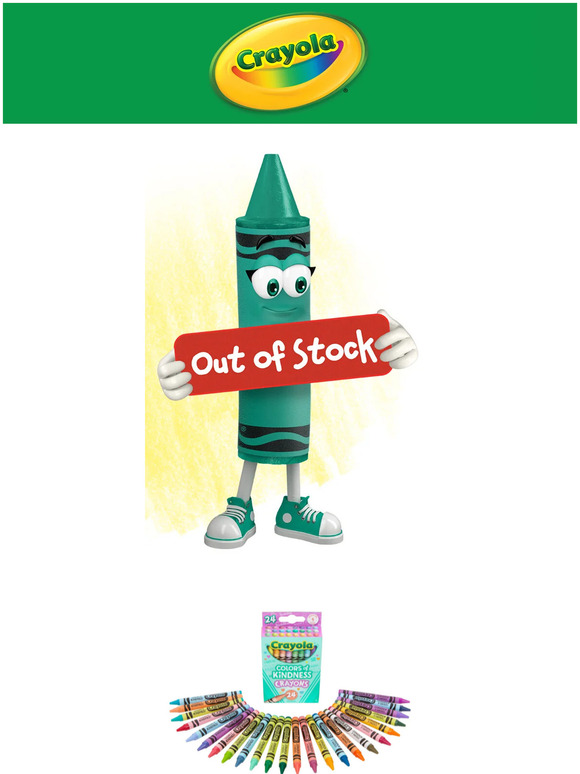 Crayola: You're on the Back-in-Stock List! | Milled