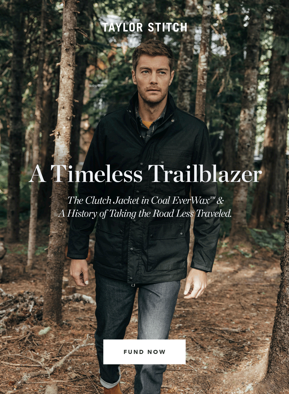 A Timeless Trailblazer: The Clutch Jacket in Coal Everwax™ & A History of Taking the Road Less Traveled.