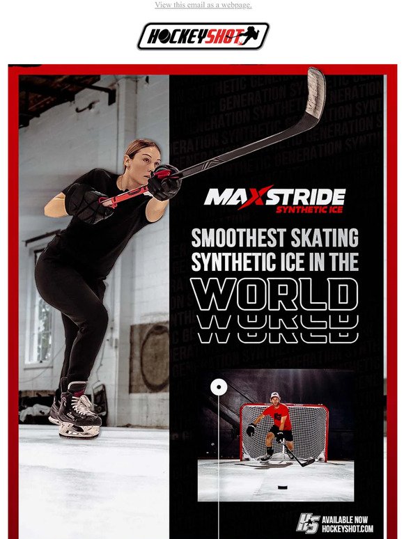 🚨 INTRODUCING MAX STRIDE SYNTHETIC ICE 🚨