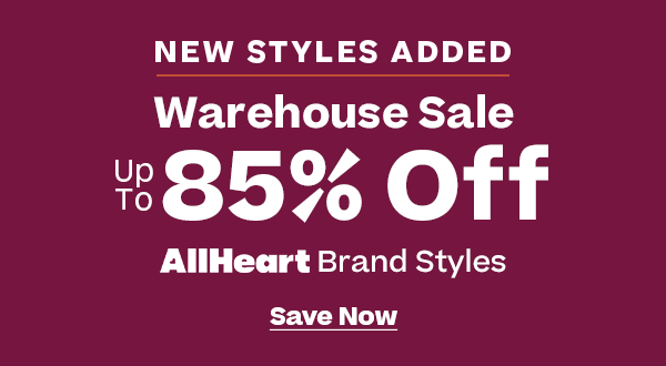 Warehouse Sale up to 85% Off
