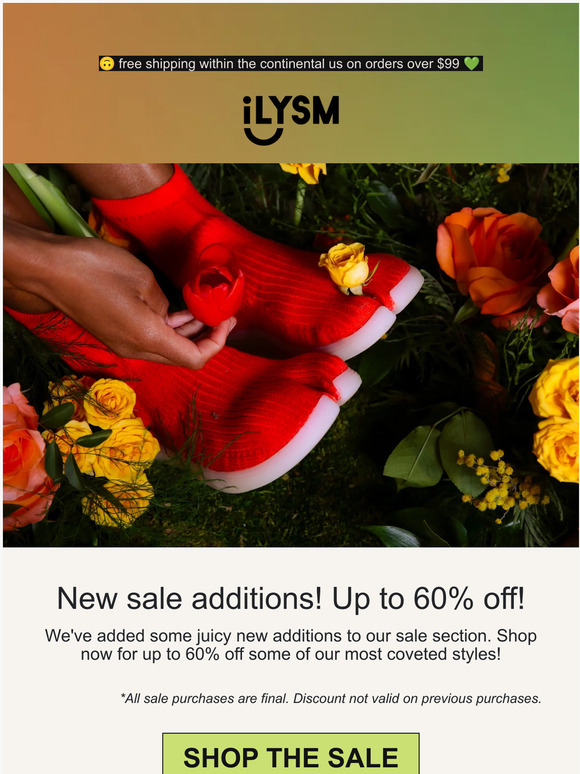 New to sale! Up to 60% off!