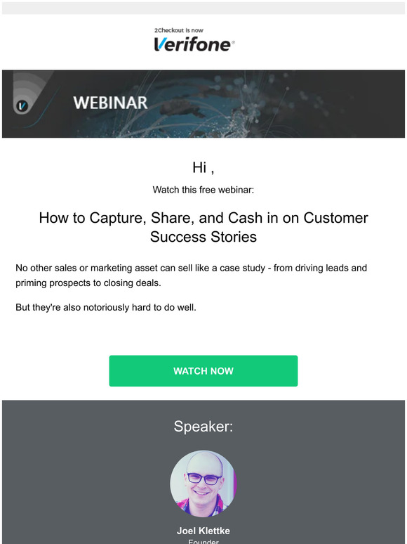 [Webinar] How to Capture, Share, and Cash in on Customer Success Stories