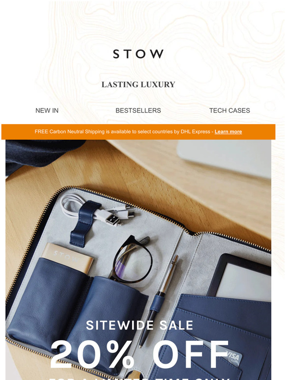 Enjoy 20% off sitewide ⚡