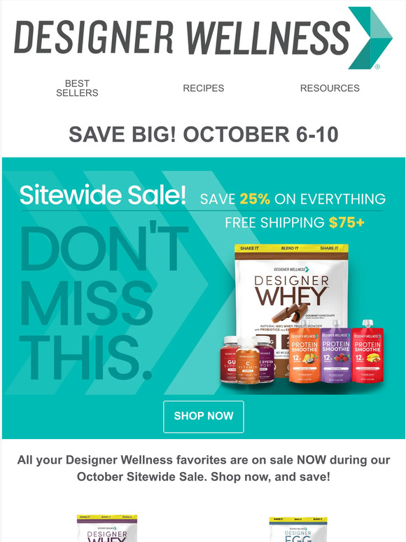 ⭐ Save 25% on EVERYTHING! ⭐ (Plus, free shipping on orders over $75)