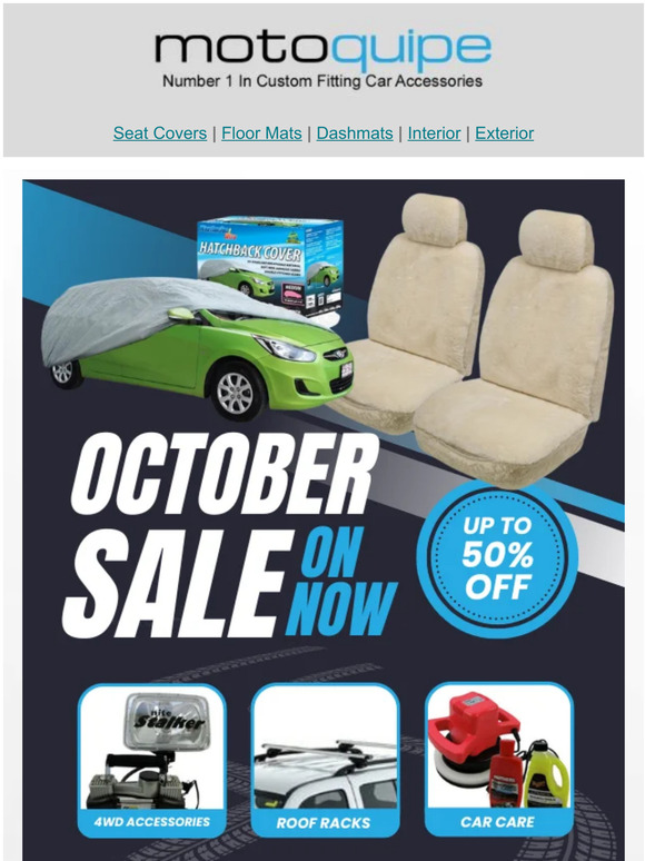 October Sale On Now! Up to 50% Off