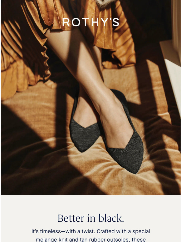 rothy's black flats