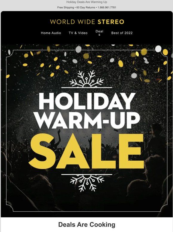 🎁 Holiday Warm-Up Sale: Deals Are Cooking...