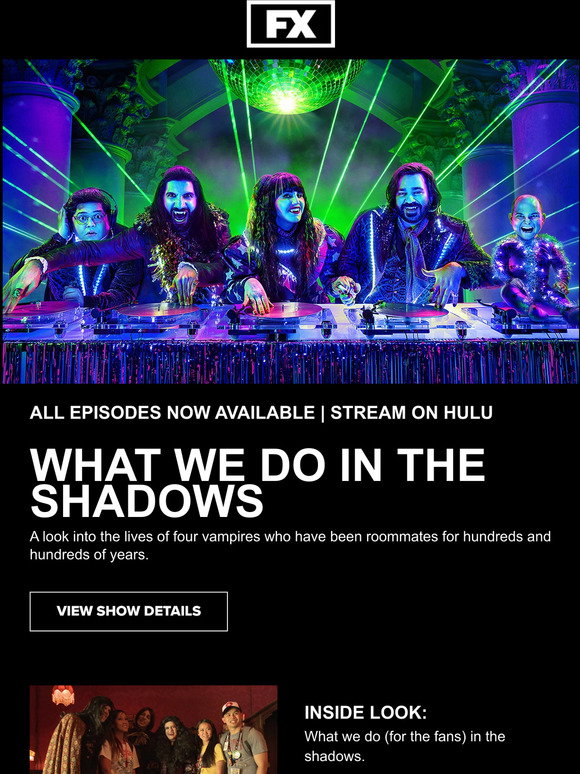 Disney Cruise Line: Watch FX's What We Do in the Shadows | Stream on ...