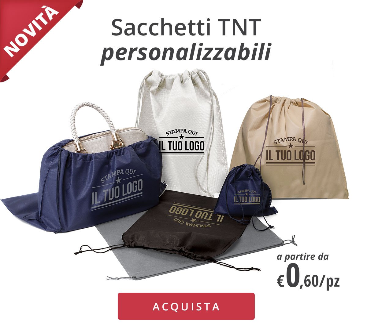 Sacchetti TNT con Laccio – Dust Bag Blu - Eurofides