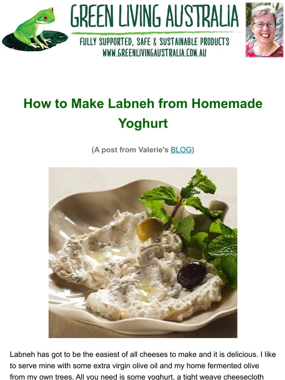 How to Make Labneh from Homemade Yoghurt