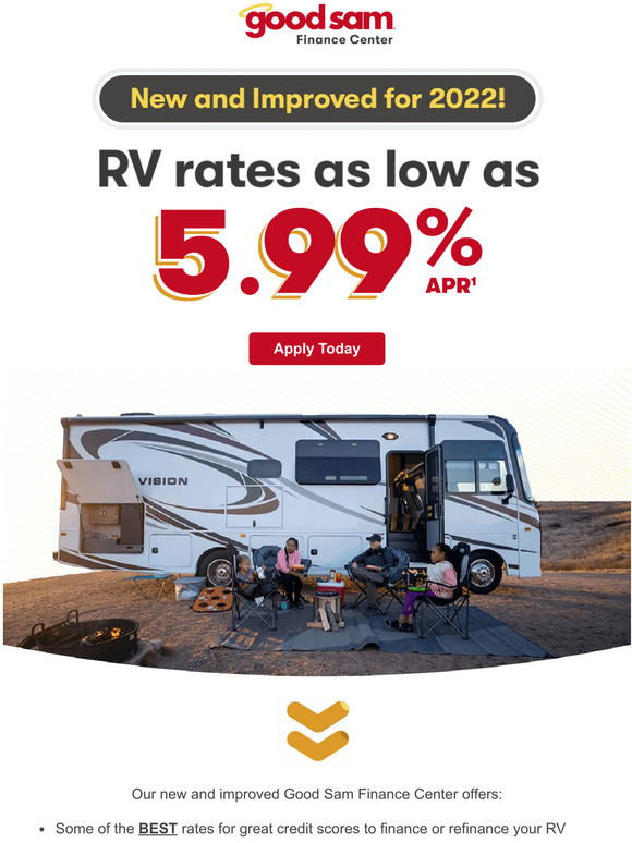 goodsam RV Interest Rates are on the rise Take advantage of Rates As