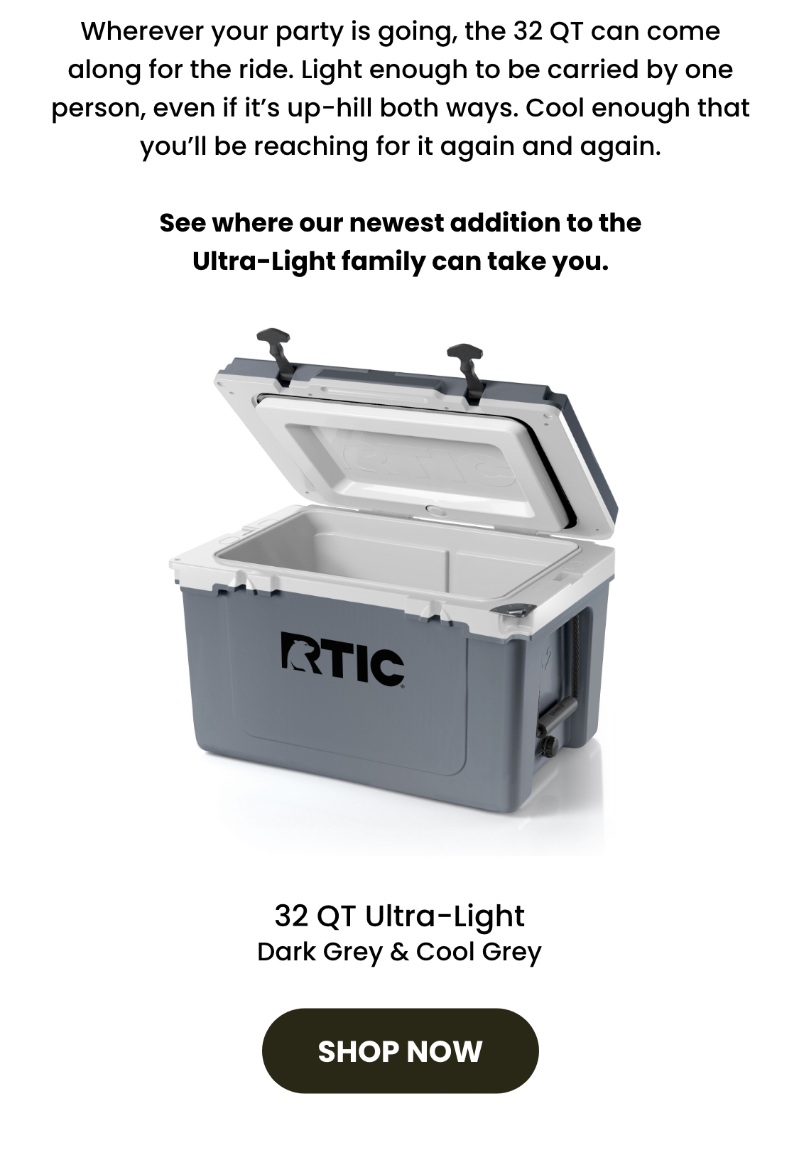 RTIC Outdoors 32qt Ultra-Light Hard Cooler