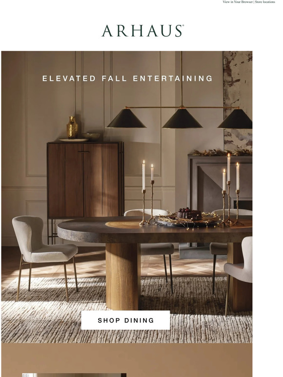 Arhaus Your Guests in Style Milled