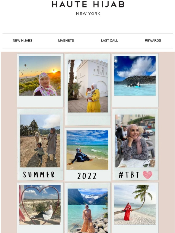 Haute Hijab Throwing it back to summer 2022 😎 Milled