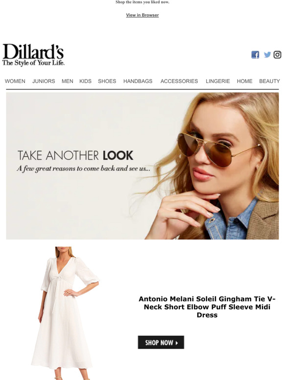 Dillards Take another look Milled