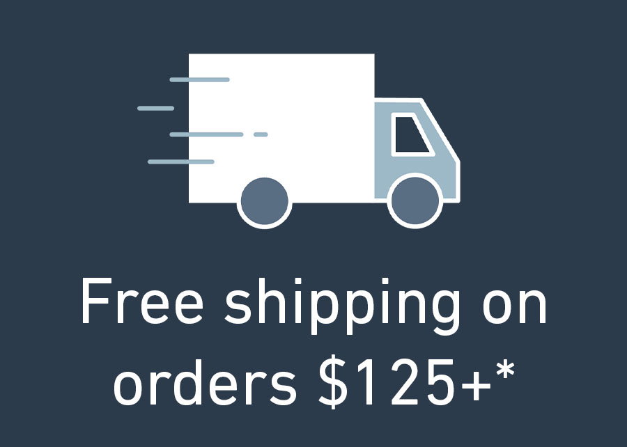 Free shipping on orders $125+