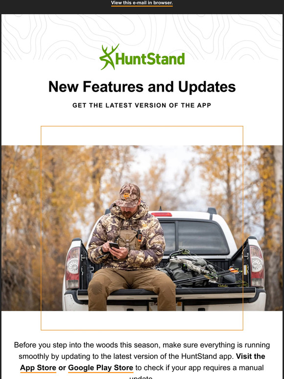 HuntStand Update your HuntStand App Milled