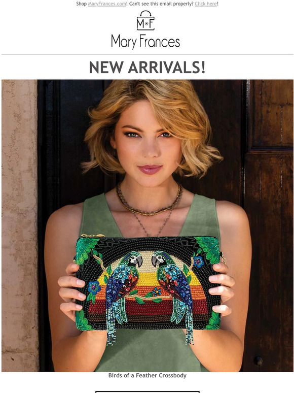 NEW ARRIVALS!  Shop the latest collection now at MaryFrances.com