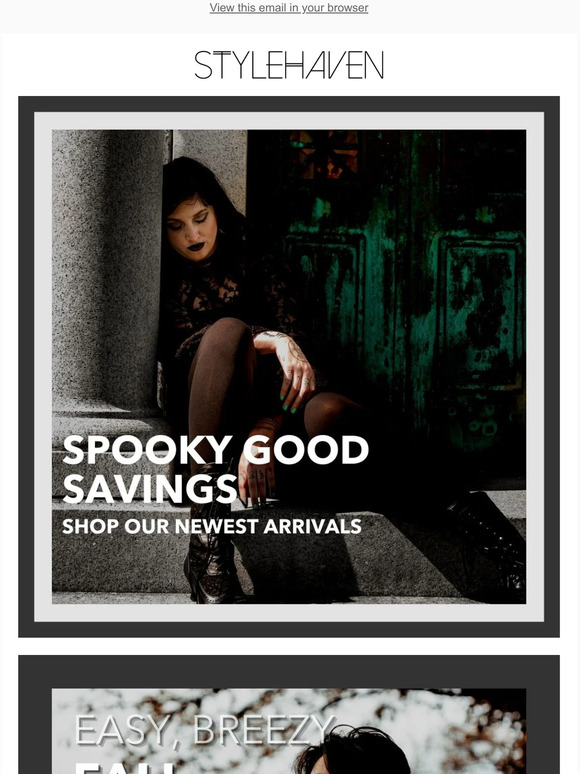 👻 spOOOOOOky Good Deals on Your Favorite Styles!