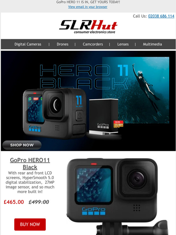 GoPro HERO 11 IN STOCK NOW!! Get Yours Today and Save £10 OFF (Code Inside.)