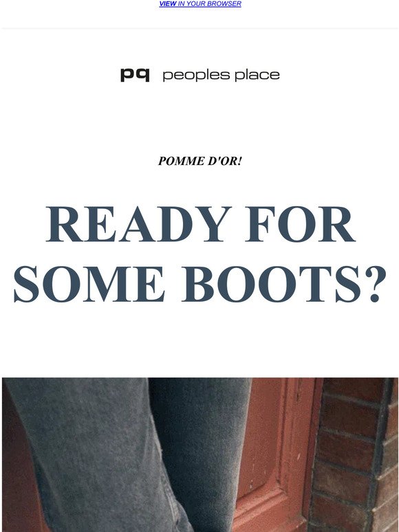 It´s Time For Boots!