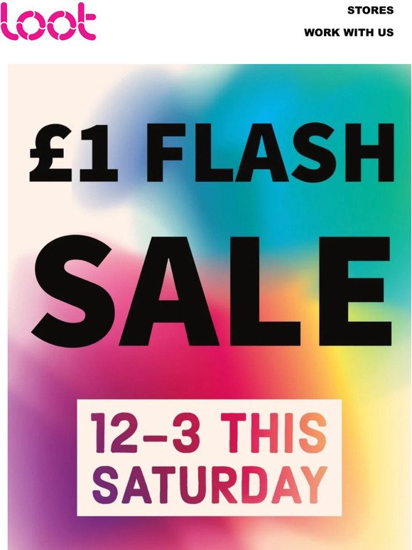 🗓️ Tomorrow 📍 Bristol ❓ £1 Flash Sale 💸