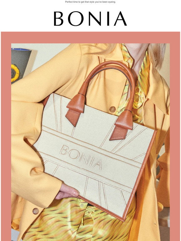 Bonia : Our Honeycomb Bags to Have and to Hold!