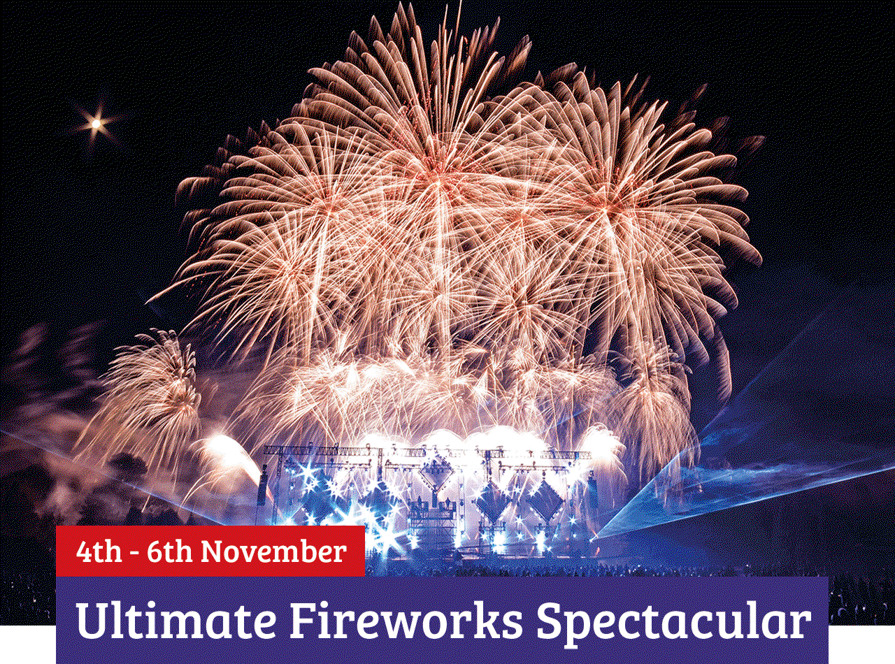 4th to 6th November Ultimate Fireworks Spectacular