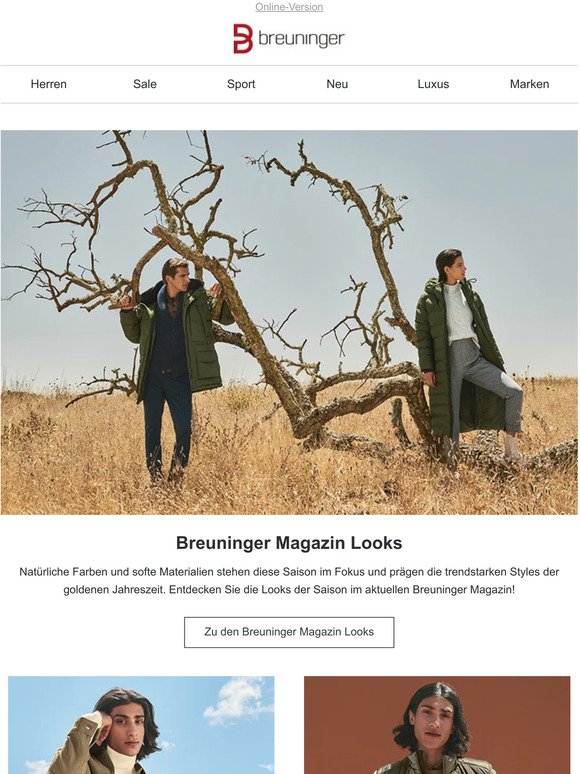 Die neuen Breuninger Magazin Looks - jetzt entdecken!