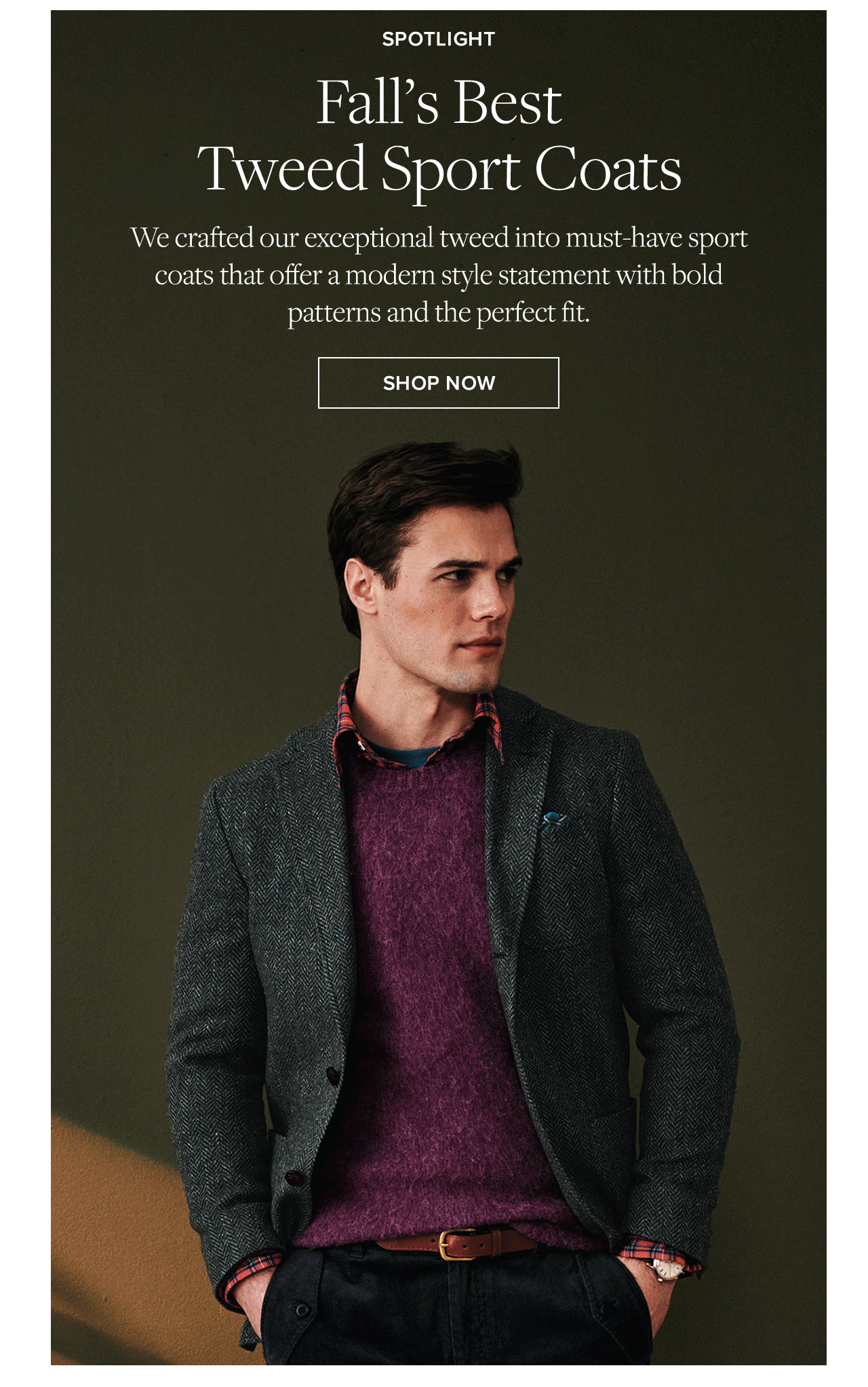 Best Tweed Sport Coat.Brooks Brothers: 30% off fall's best tweed sport coat is here. | Milled