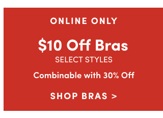 $10 Off Bras