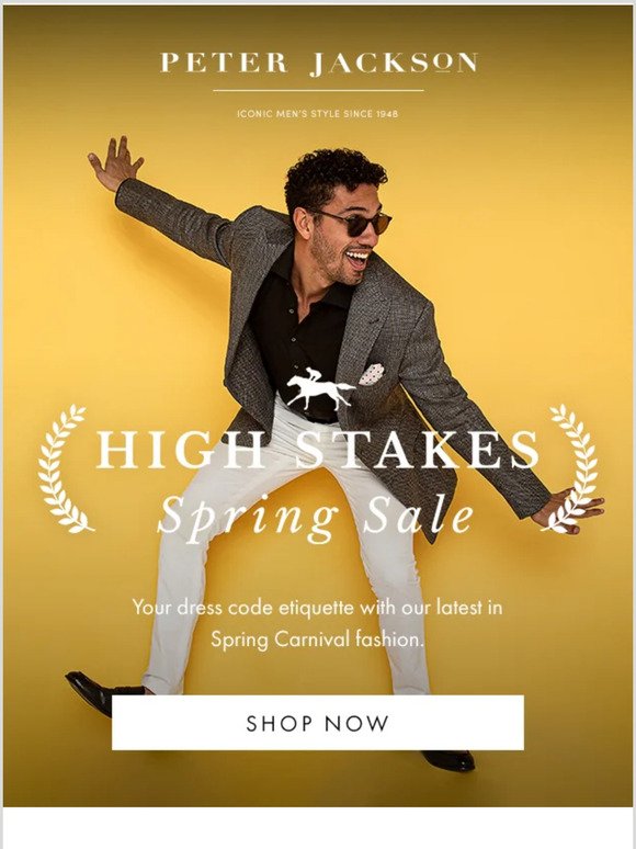 —, Our High Stakes Spring Sale Is On Now!
