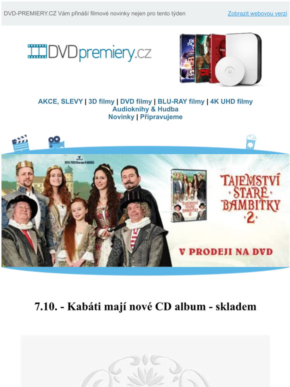 7.10. je den D a Kabáti mají nové CD album El Presidento - DVD-PREMIERY.CZ