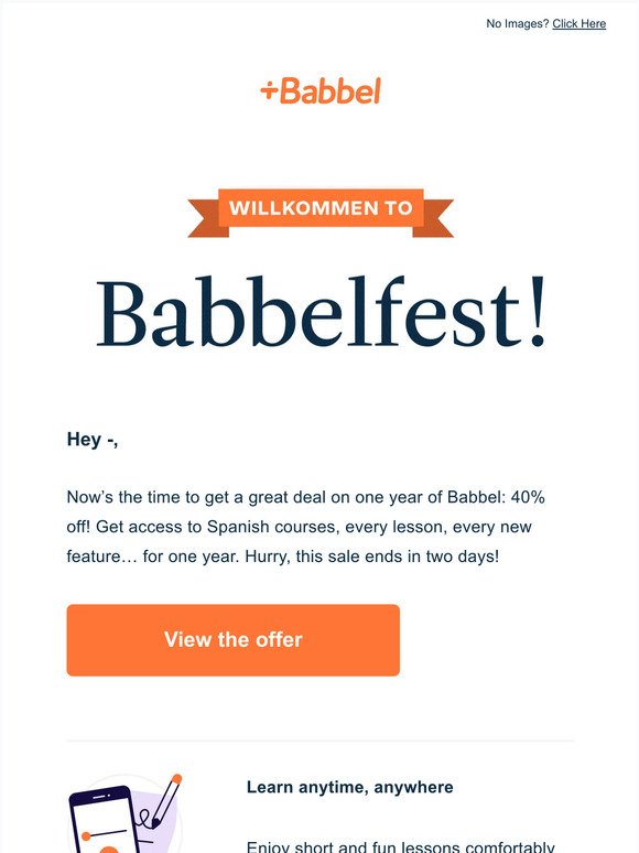 ✨ Babbelfest Flash Sale!