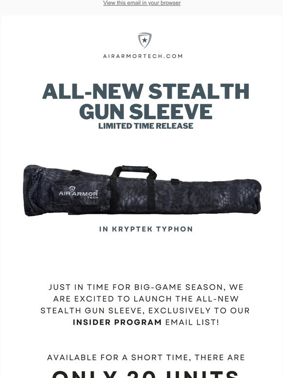 Air Armor Tech: An ultra lightweight floating gun case named STEALTH ...