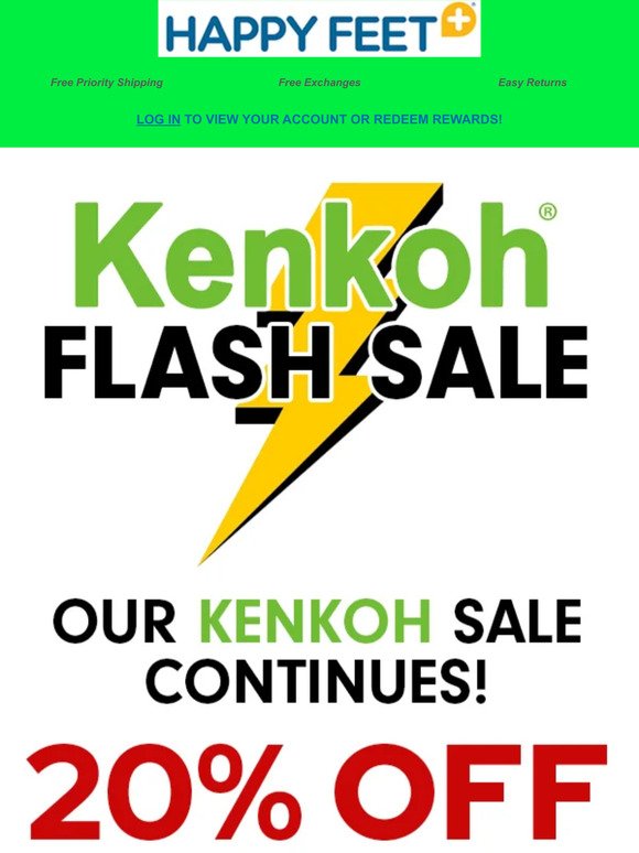 Our Kenkoh Flash Sale Continues - All Kenkohs ON SALE