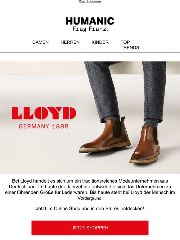 LLOYD ✌️ Hochwertige Schuhe mit hohem Tragekomfort