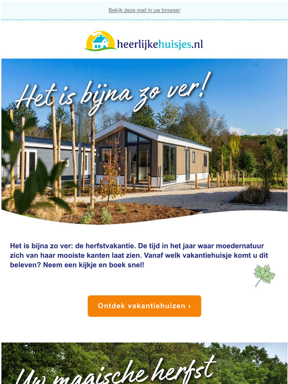 Heads up: de herfstvakantie komt er aan