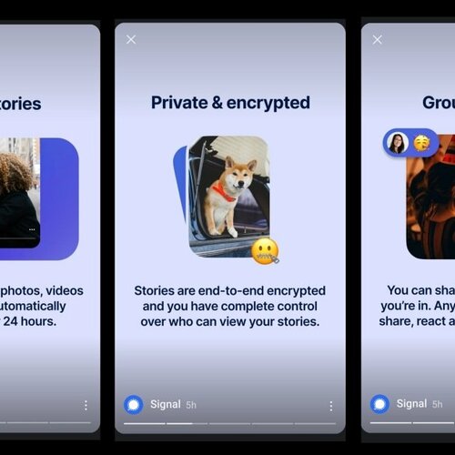 Encrypted Chat App Signal Tests Instagram-Like Stories Feature